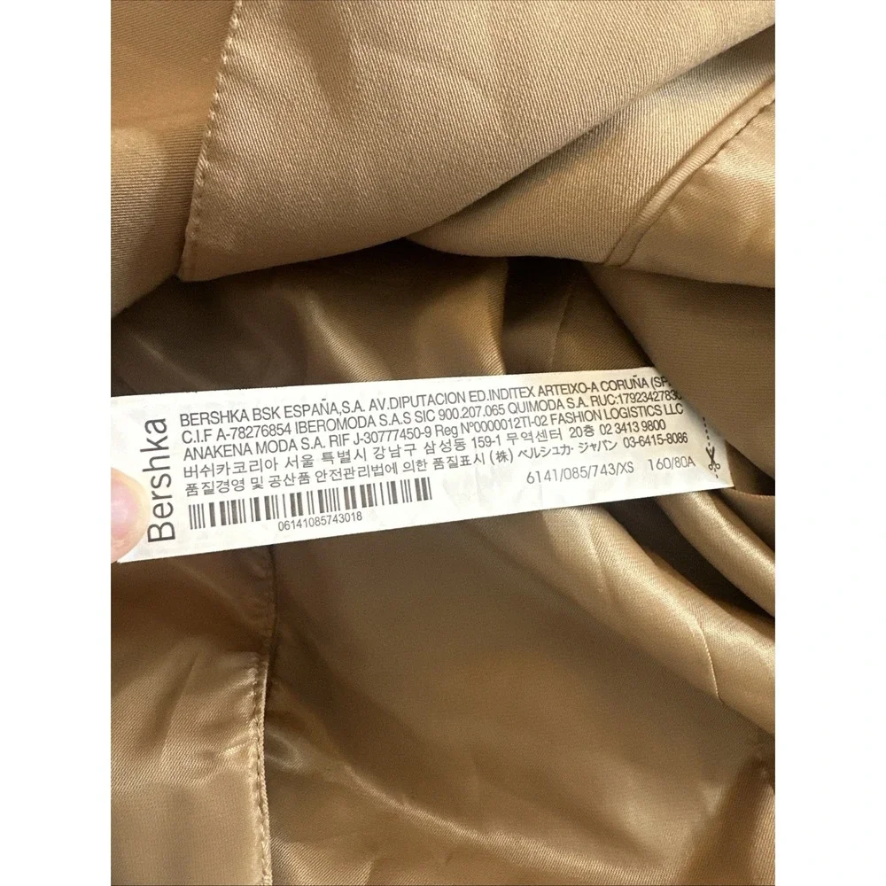 Bershka blazer brown
